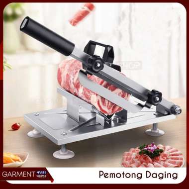 Alat Pemotong Daging Tipis Beku Meat Slicer Stainless Steel Frozen Perlengkapan Dapur Shabu Shabu