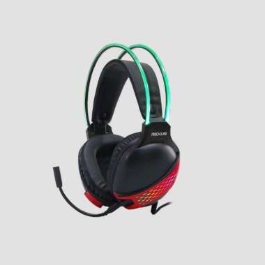 Headset Gaming Rexus Vonix F88 - Headphone RGB F 88 Red Black