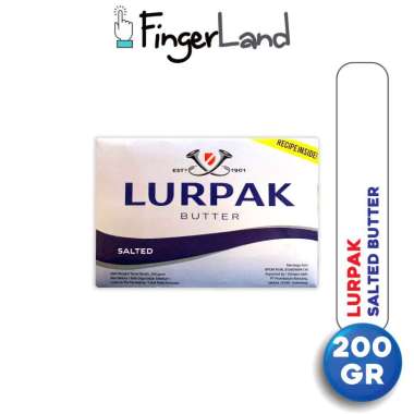 LURPAK Salted Lactic Butter 82% 200 gram Mentega Laktat Asin