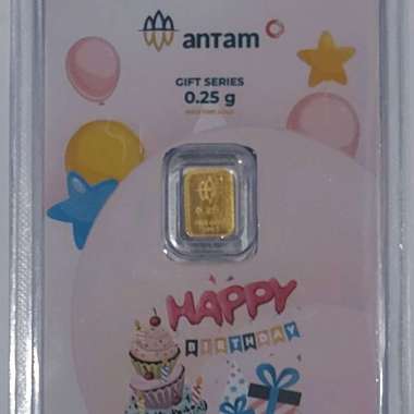 Logam Mulia Antam Hartadinata Gift Series Happy Birthday 0.25 Gram