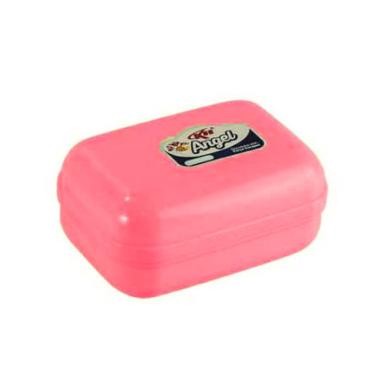 Tempat Sabun Mandi Angel / Kotak Sabun Batang Batangan Pink