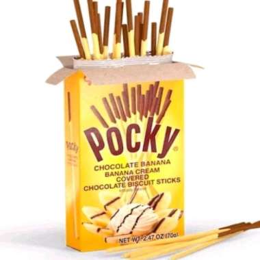 Promo Harga Glico Pocky Stick Choco Banana 42 gr - Blibli