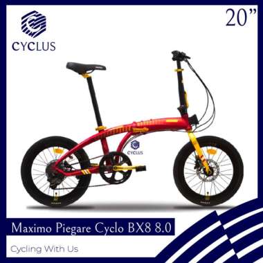 Sepeda Lipat Maximo Piegare Cyclo BX8 8.0 20 inch