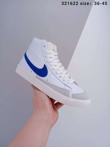 white blazer mids