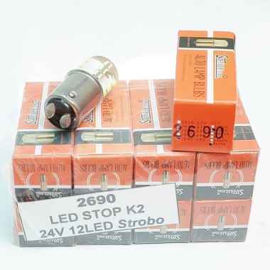 Stanlee Star Bohlam Lampu Strobo Stop K2 12 LED [24 V] -