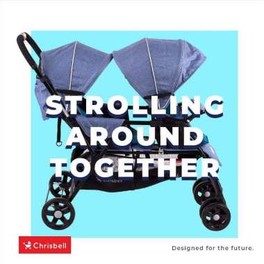 Stroller Eugene Chrisbell CB-688 (Stroller tandem adik kakak atau kembar murah dan berkualitas)