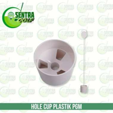 Hole Cup Plastik PGM - Tiang Golf 1 Set Siap Pakai