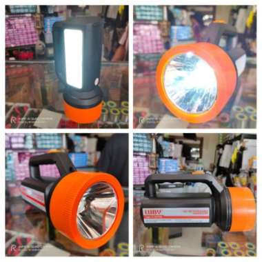 LUBY SENTER 2675B LAMPU DARURAT EMERGENCY LAMP 2IN1 CAS CHARGE BATERAI TERANG TAHAN LAMA - SENTER LE
