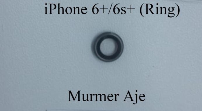 Lensa Kaca Kamera Belakang iPhone 6 Plus / 6s Plus Ring (OEM) - Grey