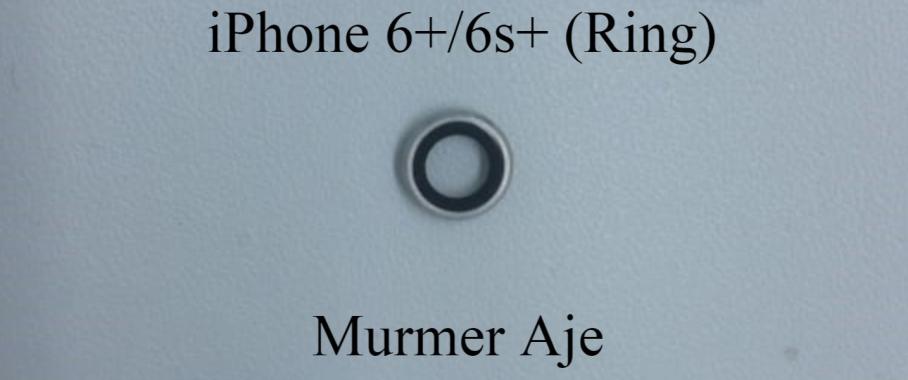 Lensa Kaca Kamera Belakang iPhone 6 Plus / 6s Plus Ring (OEM) - Silver