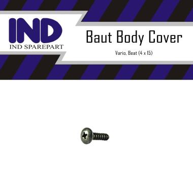 IND Onderdil Baut Body Cover Motor for Honda Vario / Beat / Scoopy / Spacy [M4x15]
