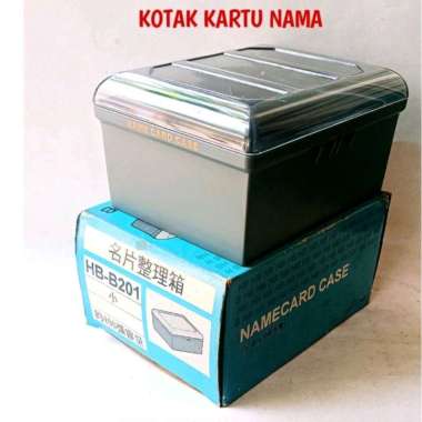 KOTAK KARTU NAMA / NAME CARD CASE/ BOX KARTU NAMA HB-B201/400/KECIL (13x11x7 cm)