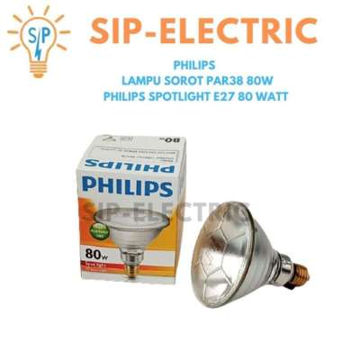 PHILIPS LAMPU SOROT PAR38 80W / PHILIPS SPOTLIGHT E27 80 WATT