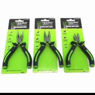 Tang Tekiro Set Harga sudah 3 pcs-Tang kombinasi-Tang Lancip-potong 100 % ORIGINAL Multicolor