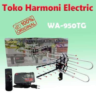 Sanex Wa-950 Tg Antena Tv Outdoor Dengan Booster Dan Remote Wa-950Tg Original 100% (Kode 8009)) Mult