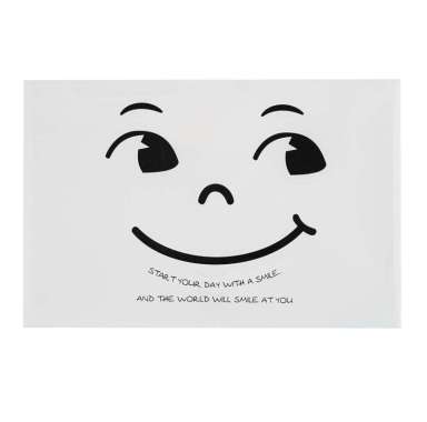 TOMEX Map Plastik Kancing Motif SMILE F4 (Folio) / Map Plastik / Smart Pocket Horizontal SMILE WOMAN