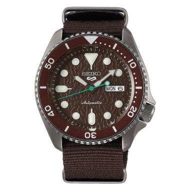 Seiko 5 Sport Sense Style Automatic Nato Strap Jam Tangan Pria [SRPD77K1/SRPD79K1/SRPD81K1/SRPD83K1/
