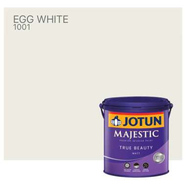 JOTUN Majestic True Beauty Matt Tinting Cat Tembok [20L] Egg White Egg White