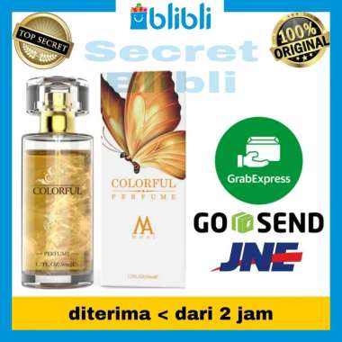 MOAI COLORFUL PHEROMONES PERFUME | PARFUM PRIA WANITA DEWASA (GOLD - 50 ML)