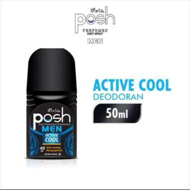 Posh Men Deodorant Roll On Active Cool 50ml