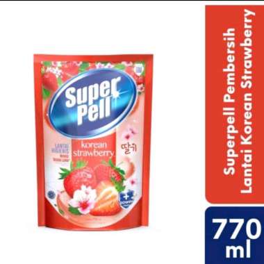 Super Pell Korean strawberry 770ml pembersih lantai