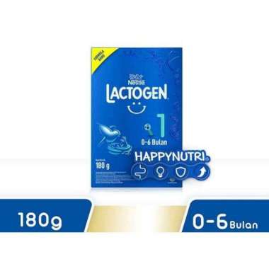 Nutrigizi | Nestle Lactogen 1 Bayi Usia 0-6 Bulan Rasa Plain 180 Gram
