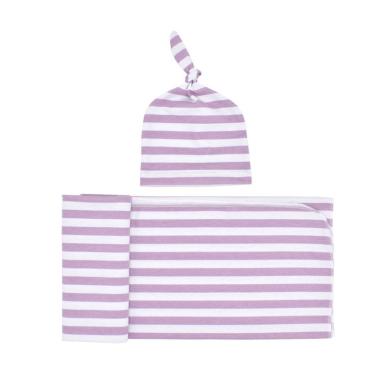 purple swaddle set