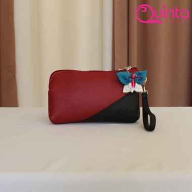 Tas POUCH/DOMPET CANTIK HIGH QUILTY STELLA BY QUINTA RED