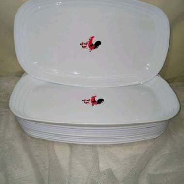 Nampan Plastik Elegant / Nampan Plastik Motif Ayam Jago