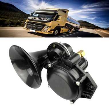 OTOHEROES Klakson Keong Trompet Mobil Truk Loud Air Horn 135dB - DL35 Hitam