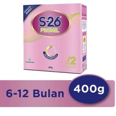 Promo Harga S26 Promil 2 Susu Formula Bayi 6-12 Bulan 400 gr - Blibli