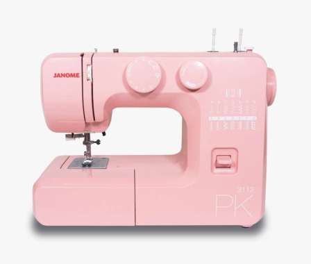 mesin jahit janome 3112 - portable pink