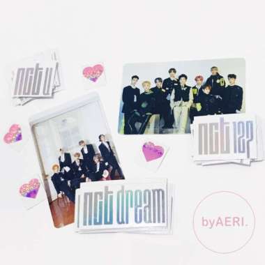 NCT 127 NCT DREAM STICKER HOLOGRAM LOGO NAME LIGHTSTICK NCT 2018 U KPO