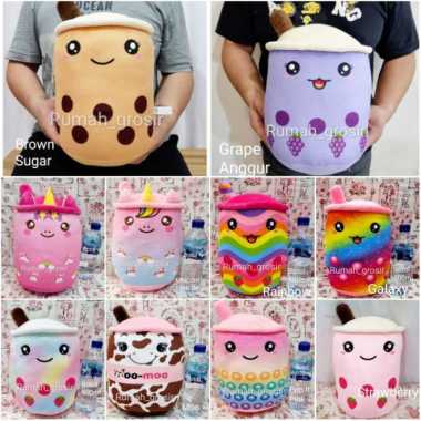 Boneka Bubble Boba Milk Tea Brown Sugar