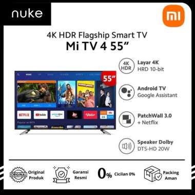 Mi TV 4 55 inch Smart TV Dual UI Patchwall OS Android 9