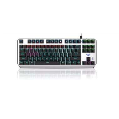 Keyboard Gaming Mechanical AULA F-2067 TKL K-RGD Blue Switch New LED