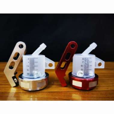 Tabung minyak rem/tutup minyak rem oli model cnc variasi Silver