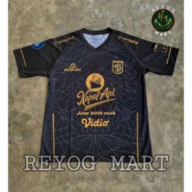JERSEY PERSEBAYA ALTERNATE 2021 - 2022 BRI LIGA 1 HITAM GOLD PRINTING S Hitam