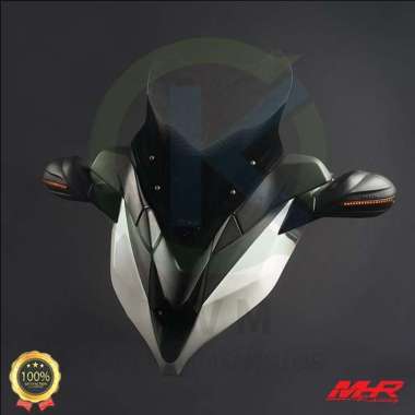 Tameng Sen Visor Spion Depan PCX 150 MHR Racing Putih