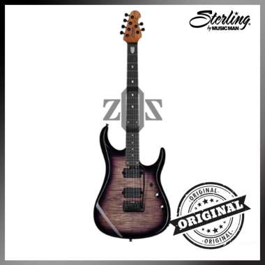 Gitar Guitar Elektrik Electric Sterling JP150DFM Purple Flame