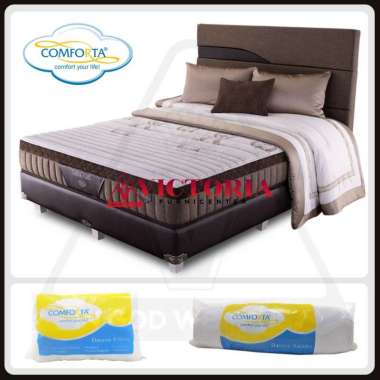 Comforta Super Pedic Fullset Full Set 180 x 200 180x200 Kasur Spring Bed Springbed Termurah Pa