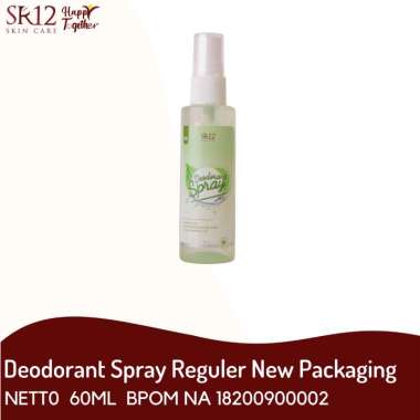 SR12 Deodorant Spray SR12 / Deodorant Non Alcohol / Deodorant Non Parfum / Tahan Bau Badan / Tahan K