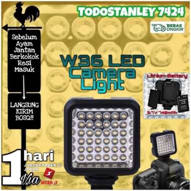 Video Lighting Sekelas Godox LED 36 Lampu Studio Foto W36