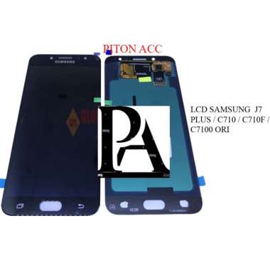 LCD TOUCHSCREEN SAMSUNG J7PLUS / J7+ / J7 PLUS / C710 / C710F / C7100 ORI BLACK