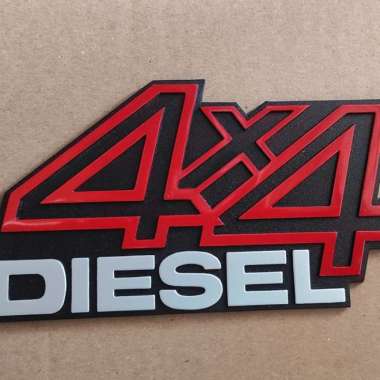 Emblem 4x4 pintu blkng Daihatsu Taft Gt ori Multicolor