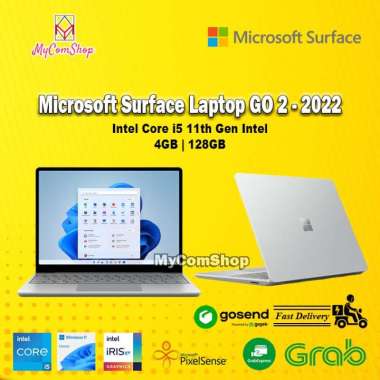 MICROSOFT SURFACE LAPTOP GO 2 i5-1135G7 4GB RAM 128GB SSD 12.4”