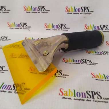 SCRAPER RAKEL ALAT PASANG STIKER KACA FILM WIPER STAINLESS - - Multicolor -