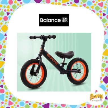 Balance Bike Plus - Push Bike | Sepeda Keseimbangan | Kick Bike Hitam