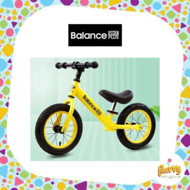Balance Bike Plus - Push Bike | Sepeda Keseimbangan | Kick Bike Kuning