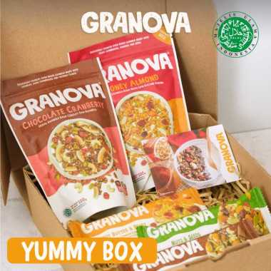 Yummy Box - Granova Gift Box / Snack Box / Kado Ulang Tahun / Kado Wisuda